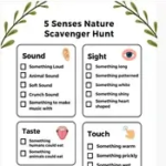 5 Senses Nature Scavenger Hunt 175×175