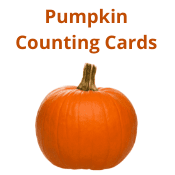 Pumpkin Counting Cards