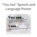 You See Speech and Language Poster