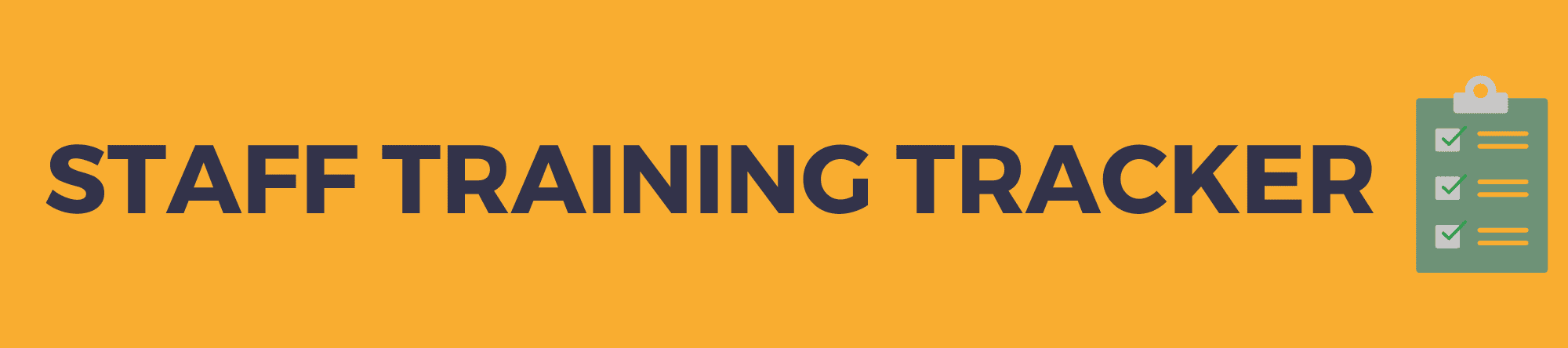 Staff Training Tracker
