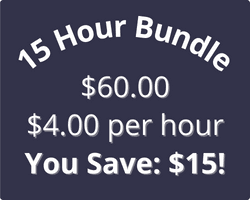 15 hour course bundle